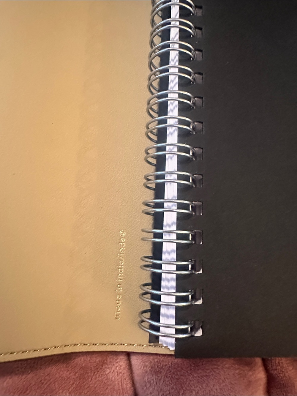 NEW Coach Leather Cream Color and Strawberry Print Notebook - Picture 3 of 12